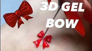 How to sculpt 3D BOW with GEL pt 1