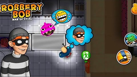 Robbery Bob 1 playing with a suit Bob Monster [The episode#12]