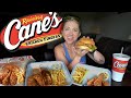 RAISING CANE'S FRIED CHICKEN MUKBANG