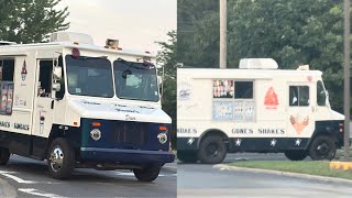Frostie’s Ice Cream Truck on the road and Independent Kool Kat Grumman Olson Ice Cream Truck Parked  screenshot 4