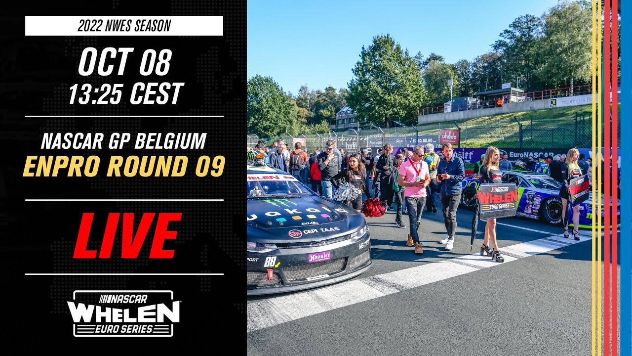 LIVE EuroNASCAR PRO Round 09 NASCAR GP BELGIUM 2022