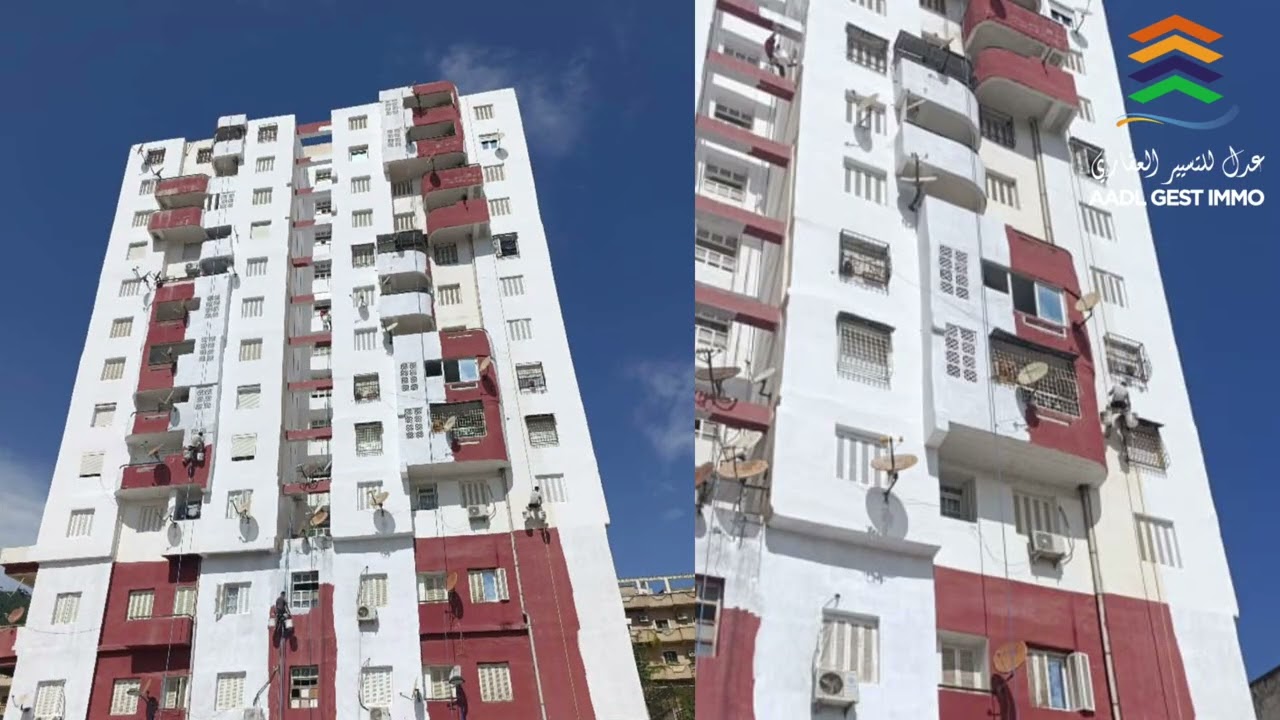 لقطات من ثاني أكبر عملية لإعادة تهيئة وترميم الواجهات السكنية بالفرع الجهوي عنابة