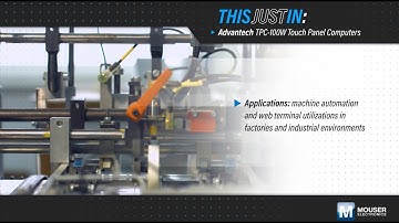 Advantech TPC-100W Touch Panel Computers - Product Video