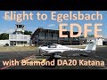 ✈ Flug nach Egelsbach mit einer Diamond DA20 Katana