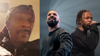 Snoop Dogg Reacts To Drake Using His & 2Pac's Voice With A.I. To Diss Kendrick Lamar... "WHAT? HOW?"