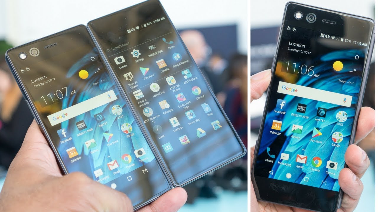 gaming logo ZTE Axon M Hands On: Foldable Dual Screens