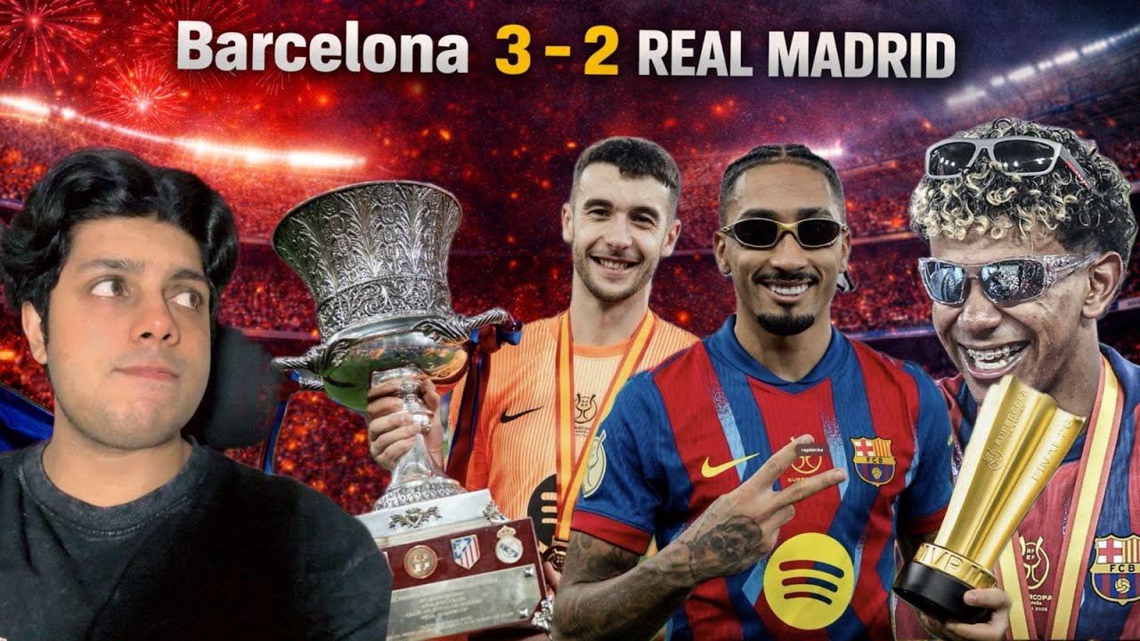 EL CLÁSICO MADNESS 🤯 | BARCELONA 3 -2 REAL MADRID!