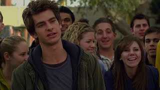Peter Parker vs Flash - Highschool Scene - The Amazing Spider-Man (2012) Movie CLIP HD