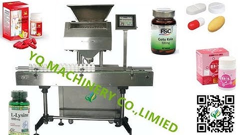 automatic capsules counting and bottling machine tablets pills Electronic filling counter equipment