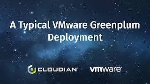 A Typical VMware Greenplum Deployment