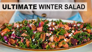 ULTIMATE WINTER SALAD | with maple dijon vinaigrette (impress ALL your friends!)