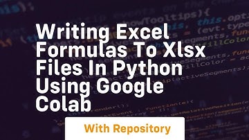 Writing excel formulas to xlsx files in python using google colab