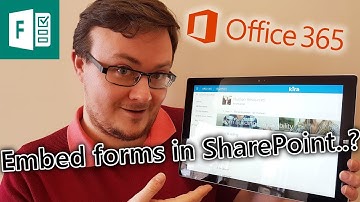Embedding Microsoft Forms in a SharePoint page (Office 365)