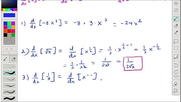 Calculus 2.14 Power Rule Worked Examples Part 2