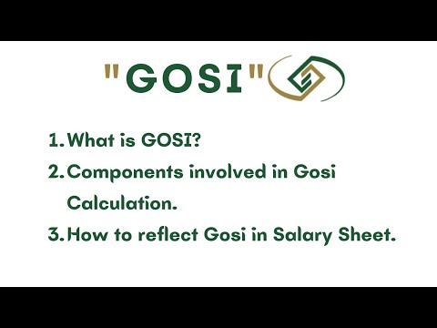 how to calculate gosi in Saudi Arabia?