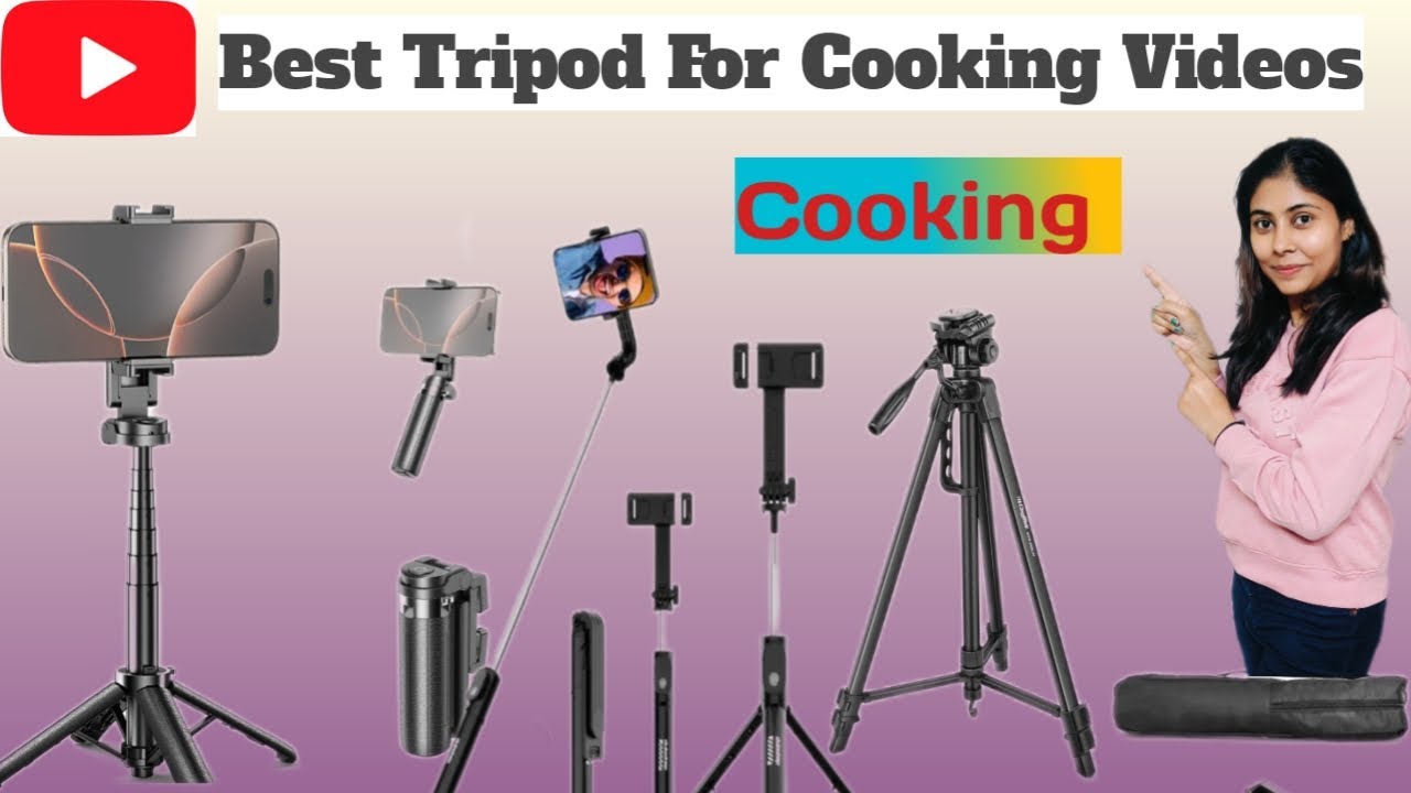 3 Best tripod for cooking videos | How to shoot cooking videos with a tripod| 