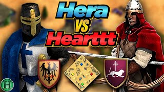 Teutons vs Armenians | 1v1 Arabia | vs Hearttt | AoE2