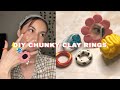 DIY polymer clay rings | How-to | 5 cute & trendy designs