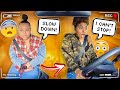 TEACHING MY SISTER HOW TO DRIVE... (We Almost Crashed!!)