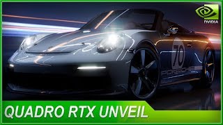 NVIDIA Quadro RTX - Porsche 911 Speedster Concept DEMO SIGGRAPH 2018 Unreal Engine Vancouver B.C. HD