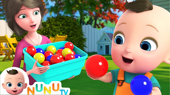 Color Balls To The Basket | Learn Colors | Nursery Rhymes | Baby Songs | NuNu Tv
