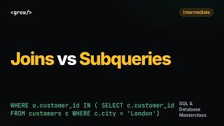 SQL Joins vs Subqueries: Same Results Duplicates, NULLs, Scalar Subquery Errors and Plans