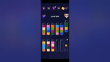 Get Color Water Sort Puzzle Level 681 to Level 685