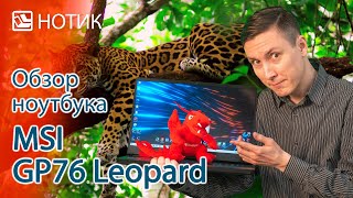 Обзор ноутбука MSI GP76 10UE Leopard - откормленная GeForce RTX 3060