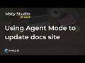 Using Agent Mode to add older versions to docs site