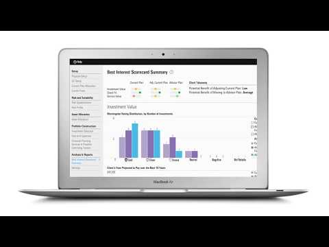 Morningstar Advisor Workstation: Best Interest Scorecard