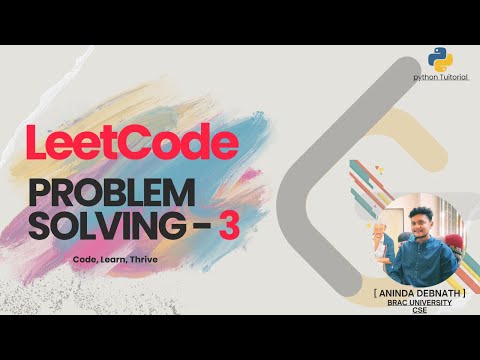 Python LeetCode Easy Question | Problem 3  | Array