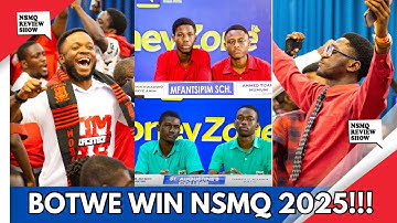 Marvelous 😭 How Mfantsipim School Won NSMQ 2025 Finale Against OWASS and Augusco 🏆 