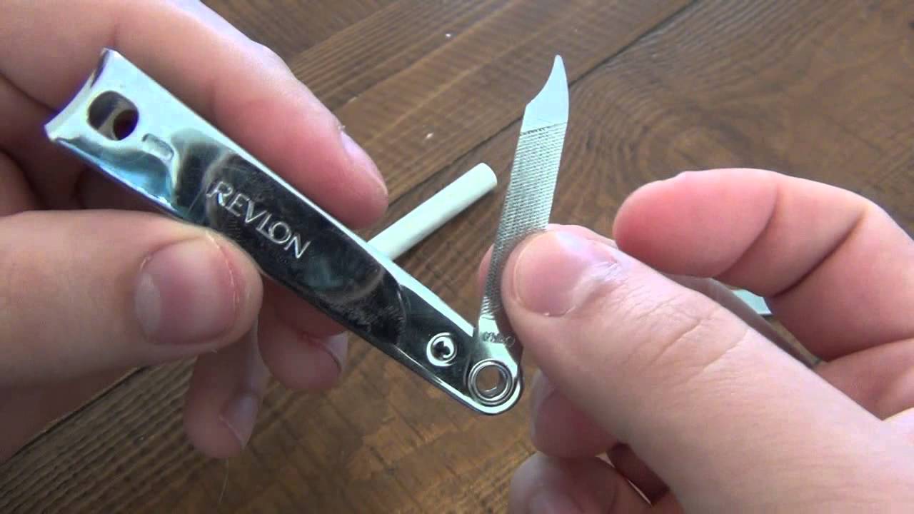 How To : Sharpen Nail Clippers & Take Them Apart - YouTube