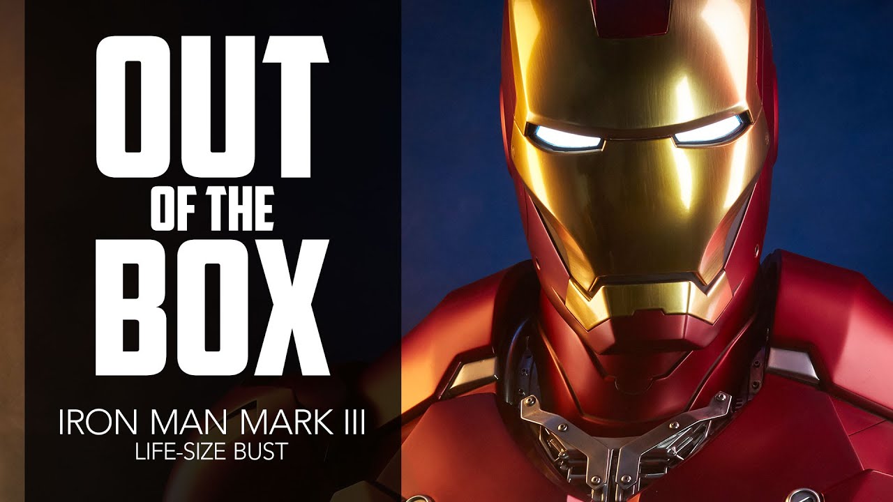 Iron Man Mark III Life-Size Bust by Sideshow Collectibles | Out of the Box