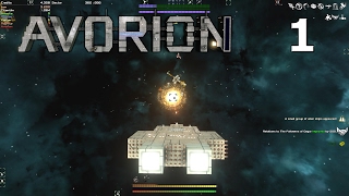 Avorion - Mining Asteroids, Building A Ship, And Fighting A Space Battle - Avorion Gameplay Part 1