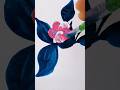Single stroke flower paint 🎨🖌️#art #shortsviral
