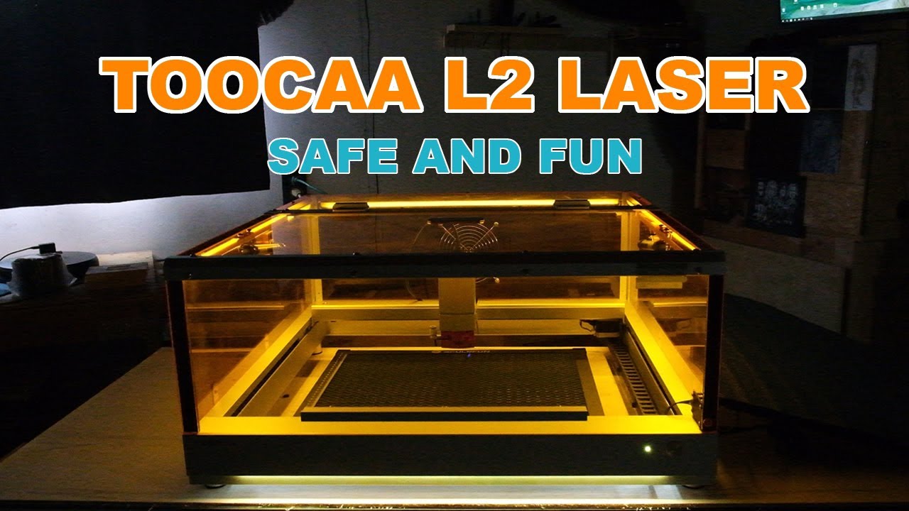 ルッコラページ A look at the TooCaa L2 laser engraver - YouTube