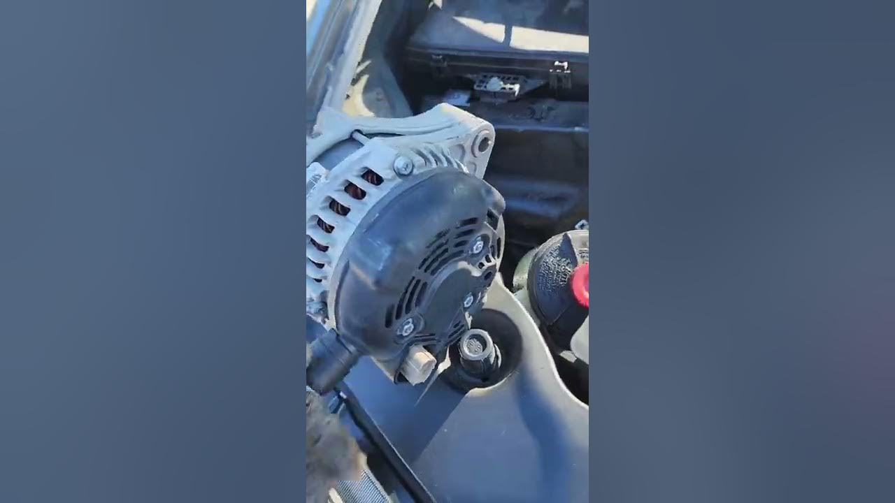 How to replace alternator Acura MDX - YouTube