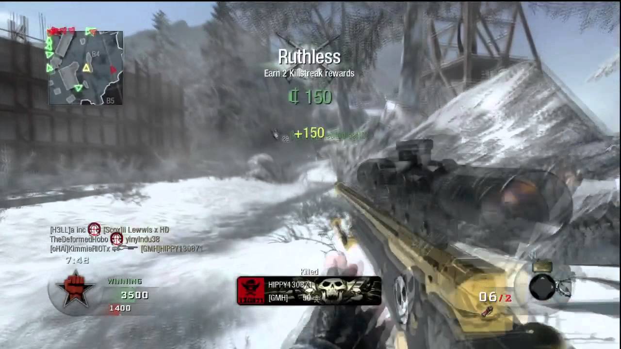 My First Sniper Streak :3 | KimmieRIOT |