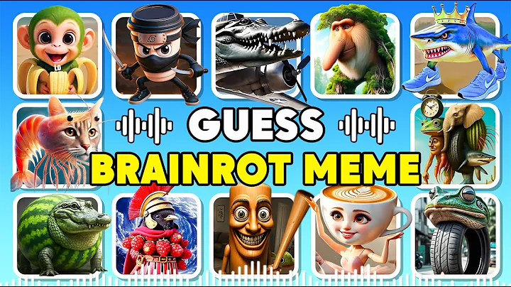 Guess The Italian and Indonesian Brainrot Memes Songs by Emojis | U Din Din Dun, Garamararamararaman