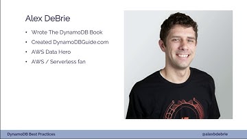 DynamoDB Best Practice - Alex DeBrie