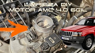 Limpieza de cuerpo de aceleración y bujias | Afinación Jeep Grand cherokee WJ 2000 4.0