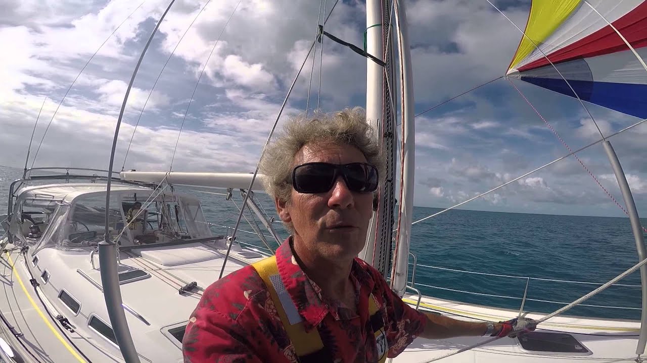 SV Echo Echo Sailing the World, Neil and Jeanette Advenures- Using our gennaker