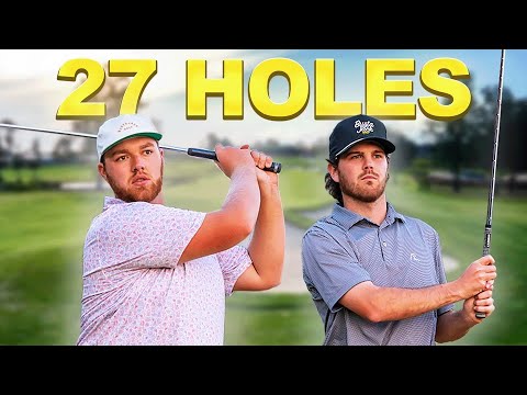 We Played A 27 Hole Golf Match In Three Days