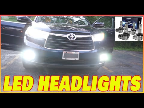 How to Install LED Headlights 2014 - 2019 Toyota Highlander