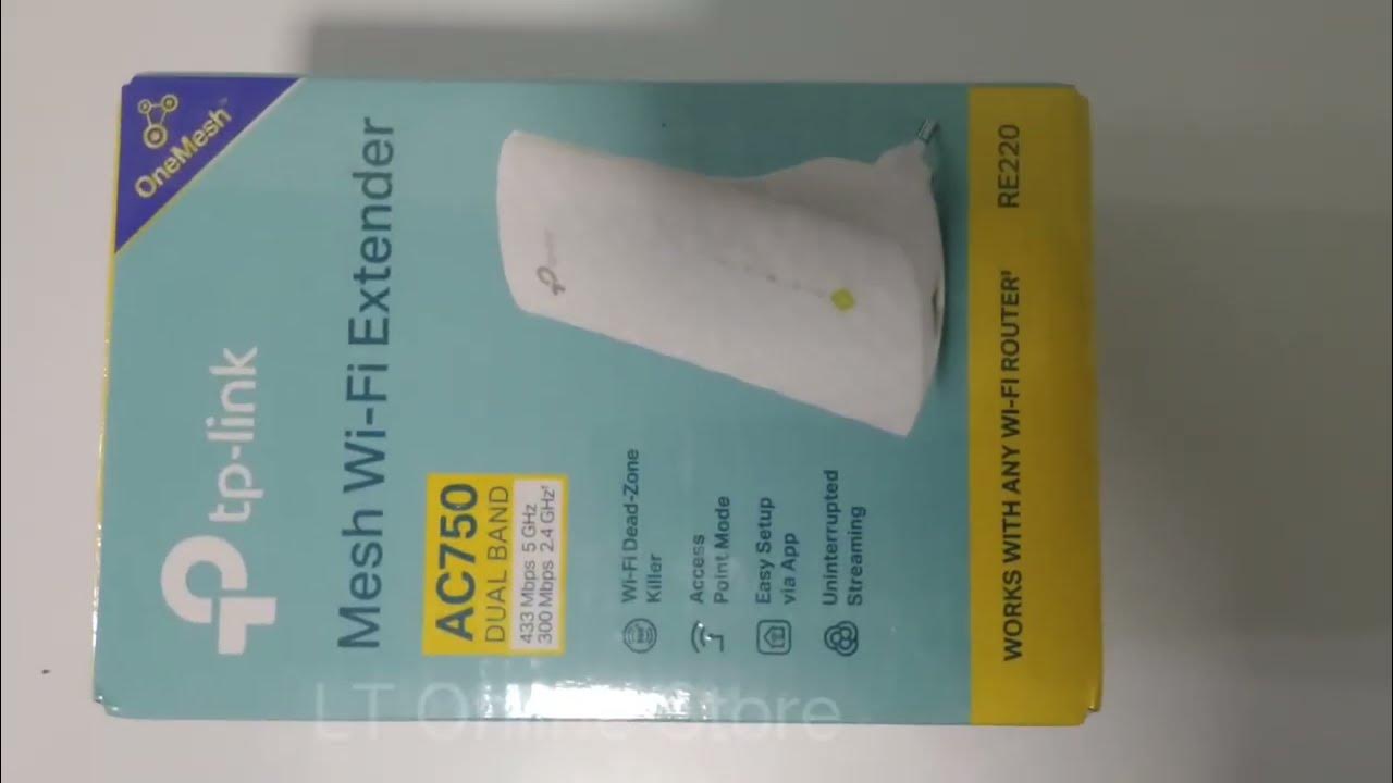 tp-link-re220-ac750-wifi-range-extender-tplink-ranger-extender-youtube