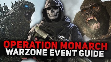 Fastest Way to Complete Operation Monarch | All Godzilla vs Kong Event Challenges Guide Warzone [4K]
