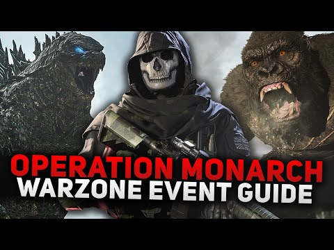 Fastest Way to Complete Operation Monarch | All Godzilla vs Kong Event Challenges Guide Warzone [4K]