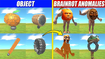 Transforming Objects Into Brainrot Anomalies | Animal Revolt Battle Simulator