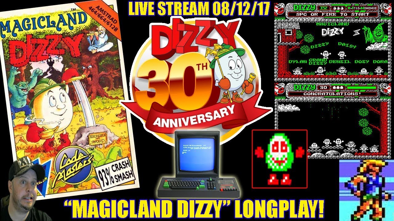[AMSTRAD CPC] Magicland Dizzy - (Live) Longplay & Review! [Xyphoe Live Stream]